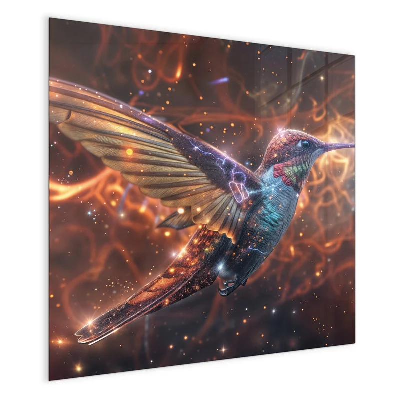 Magnettafel - Schimmernder Kolibri