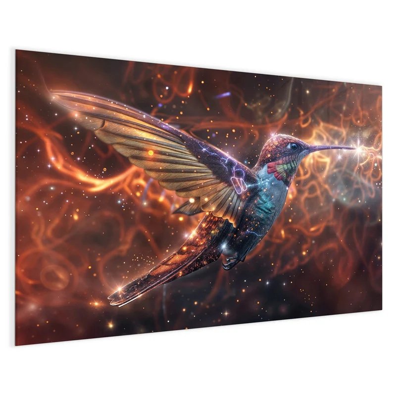 Magnettafel - Schimmernder Kolibri