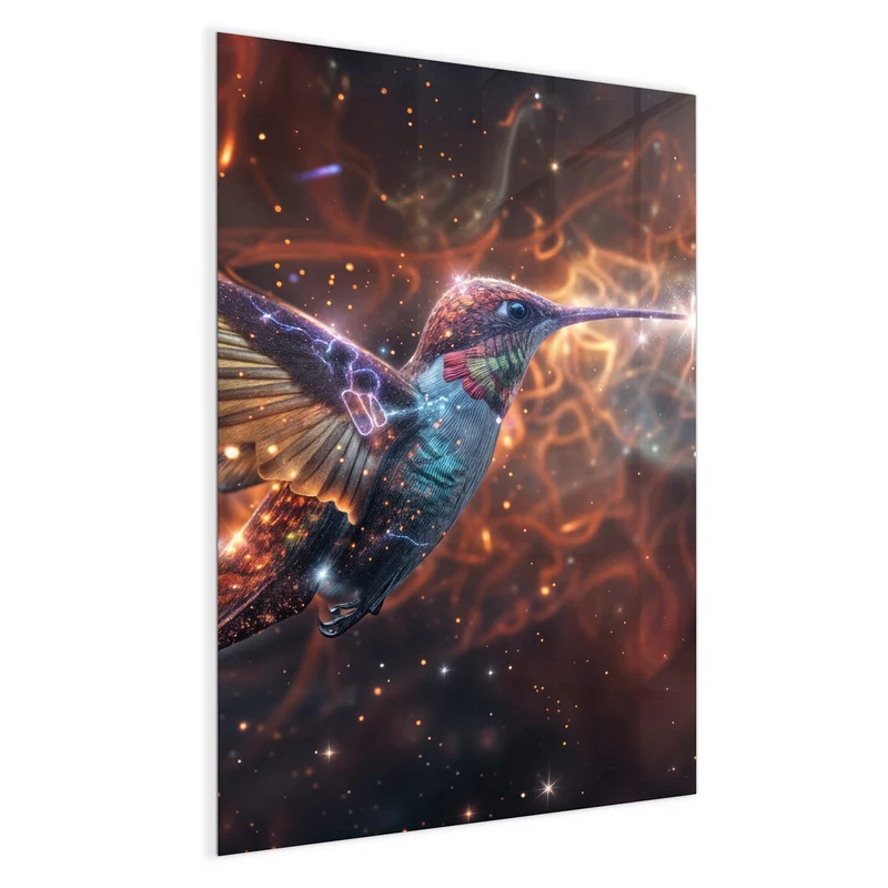 Magnettafel - Schimmernder Kolibri