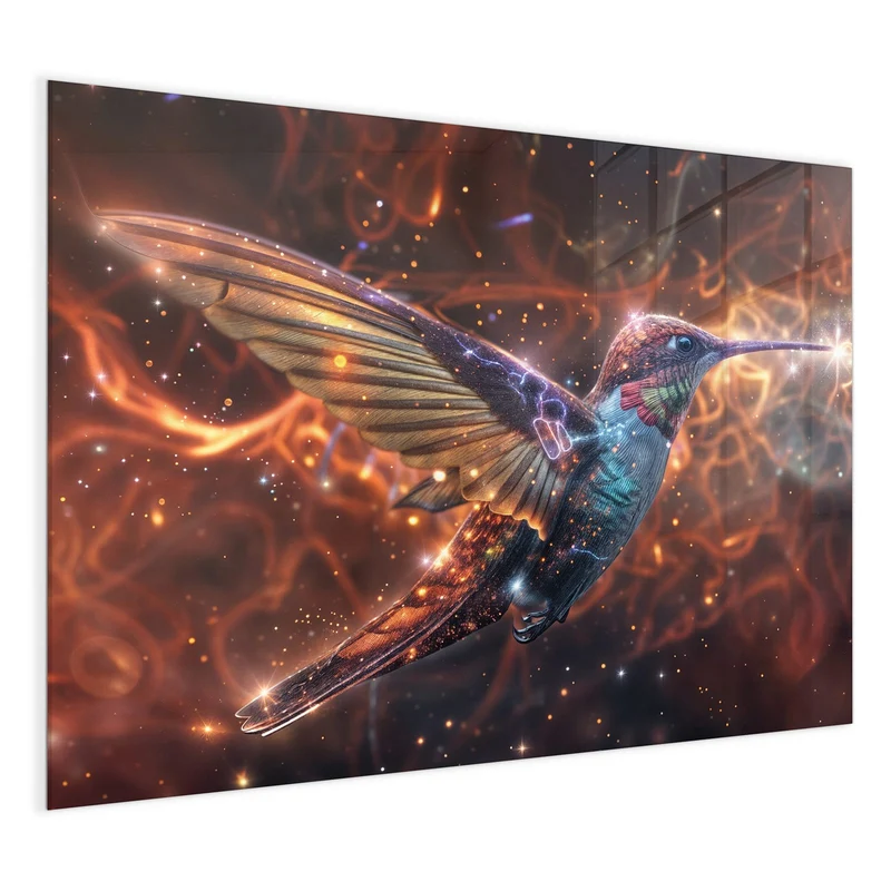 Magnettafel - Schimmernder Kolibri