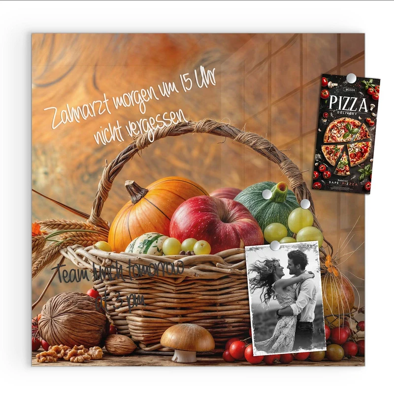 Magnettafel - Herbstlicher Korb
