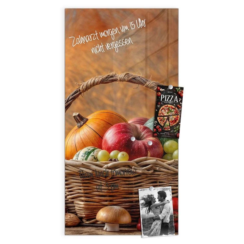 Magnettafel - Herbstlicher Korb