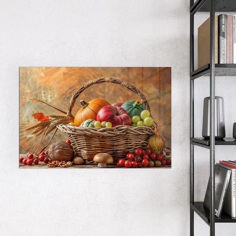 Magnettafel - Herbstlicher Korb