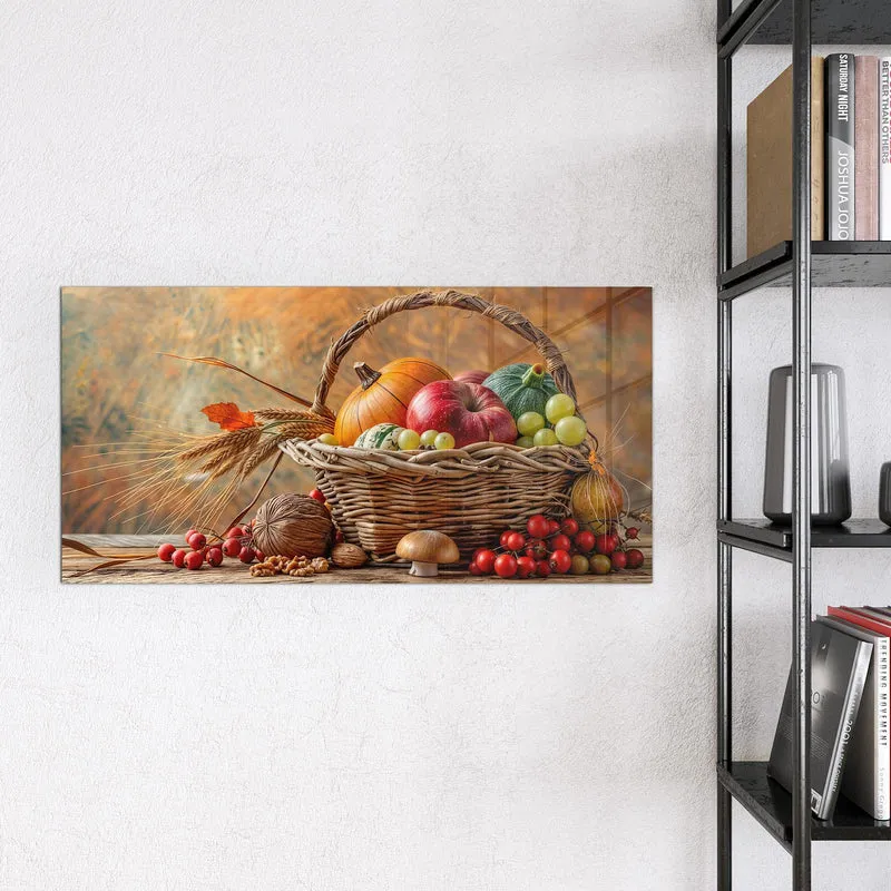 Magnettafel - Herbstlicher Korb