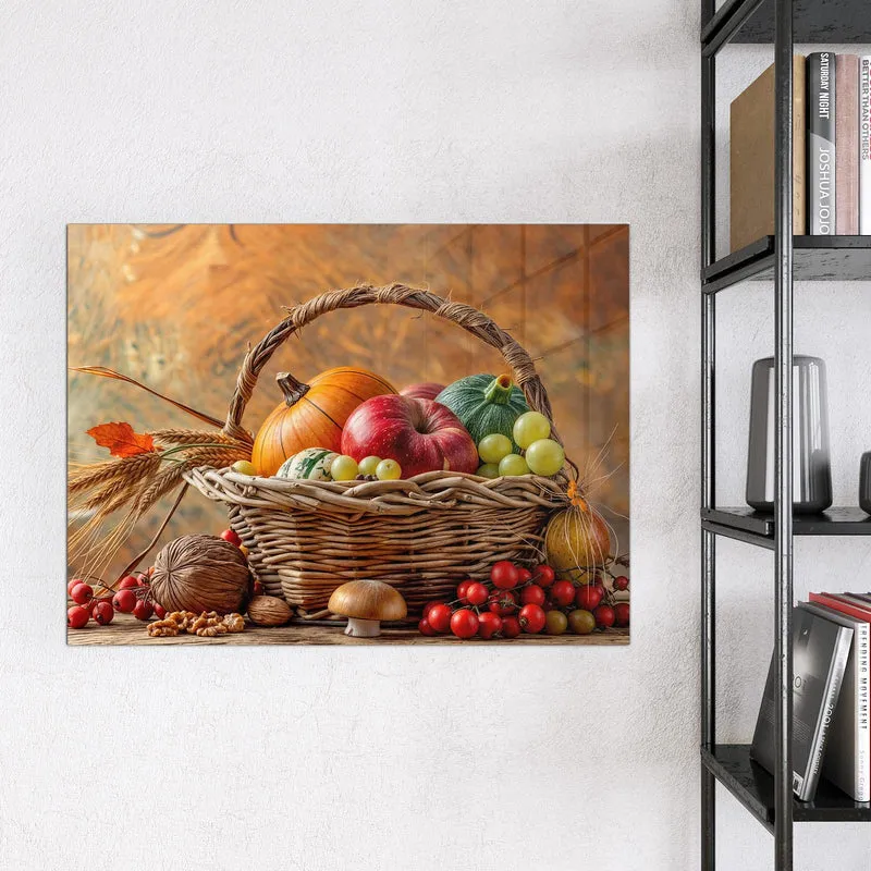 Magnettafel - Herbstlicher Korb