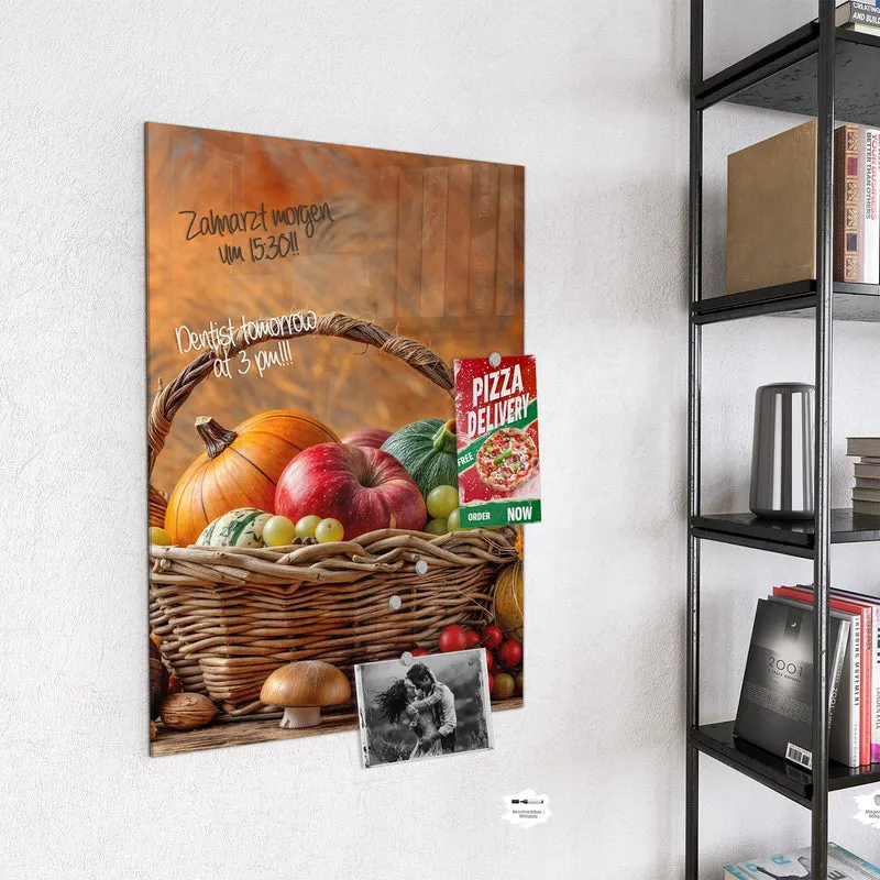 Magnettafel - Herbstlicher Korb
