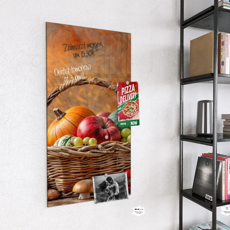 Magnettafel - Herbstlicher Korb
