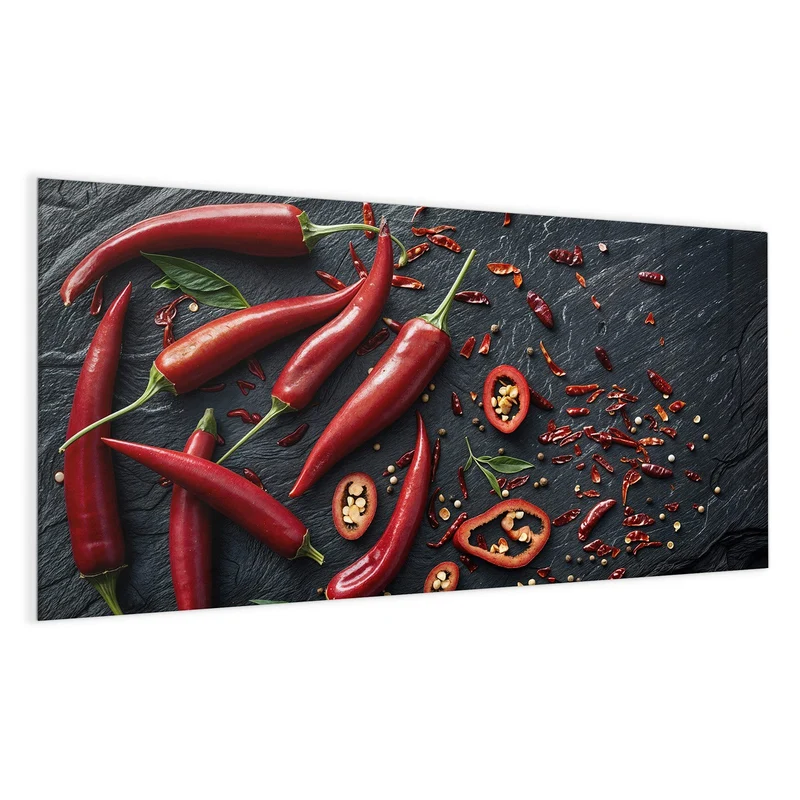 Magnettafel - Feurige Chilis