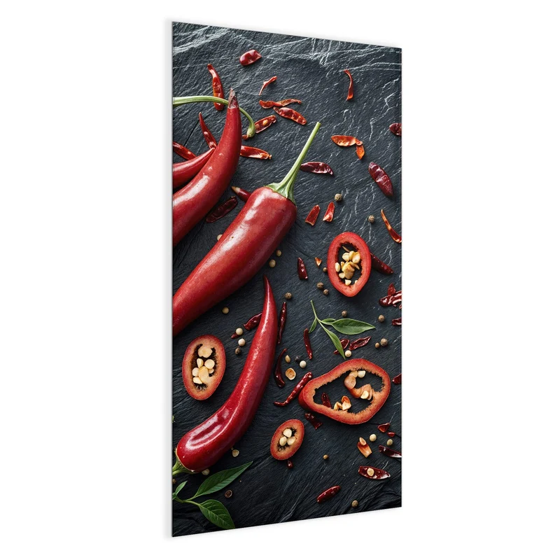 Magnettafel - Feurige Chilis