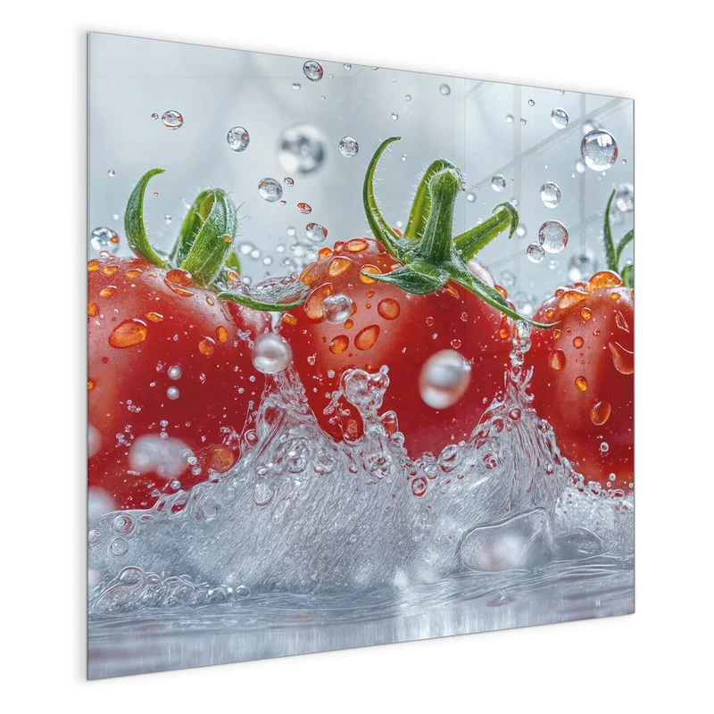 Magnettafel - Tomaten im Wasser