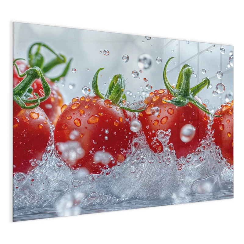 Magnettafel - Tomaten im Wasser