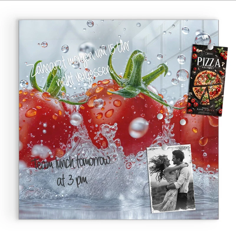 Magnettafel - Tomaten im Wasser