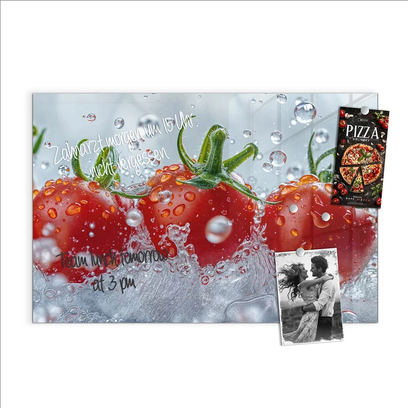 Magnettafel - Tomaten im Wasser