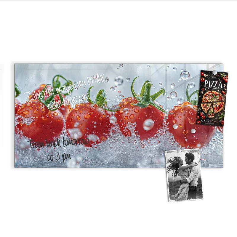 Magnettafel - Tomaten im Wasser