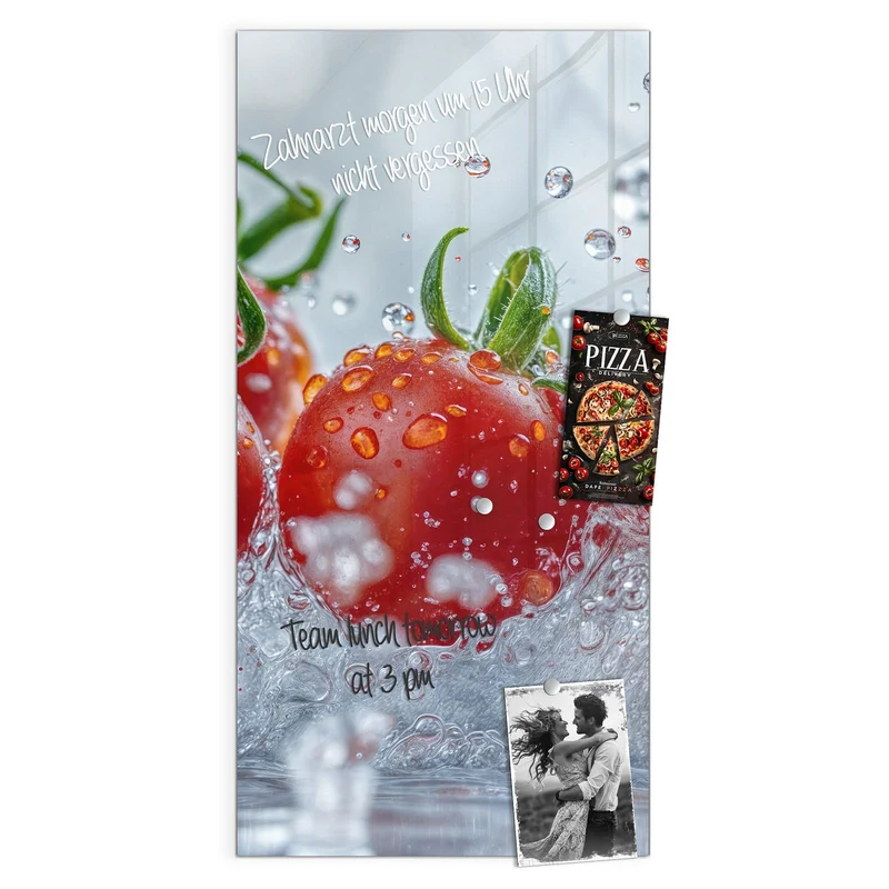 Magnettafel - Tomaten im Wasser