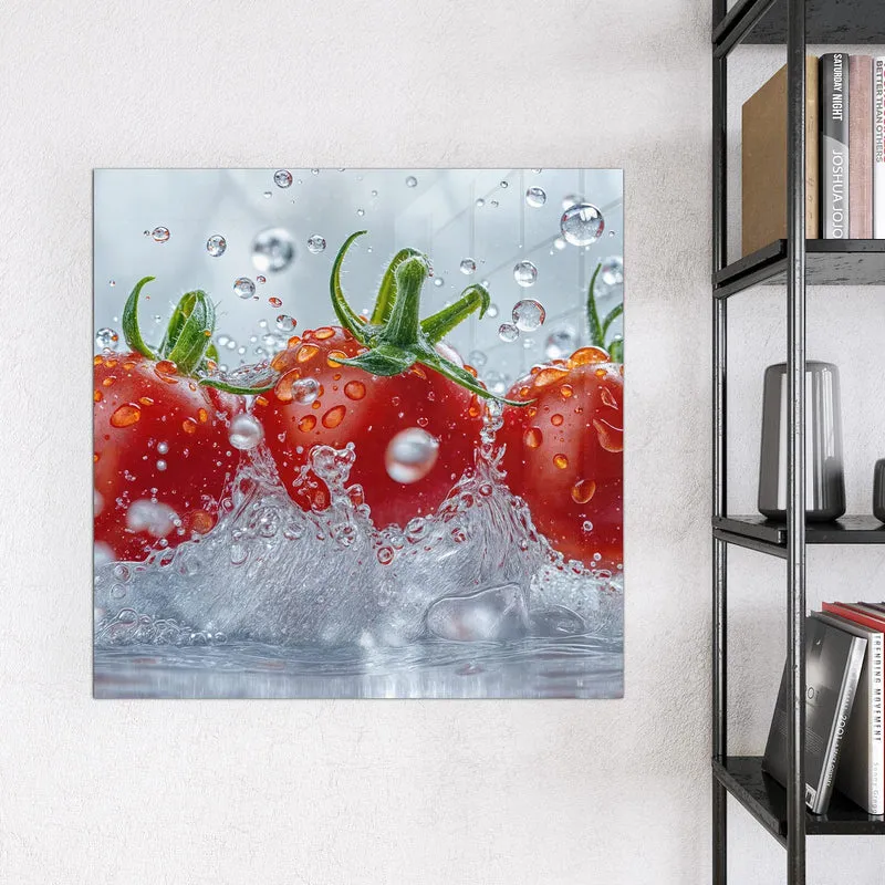 Magnettafel - Tomaten im Wasser