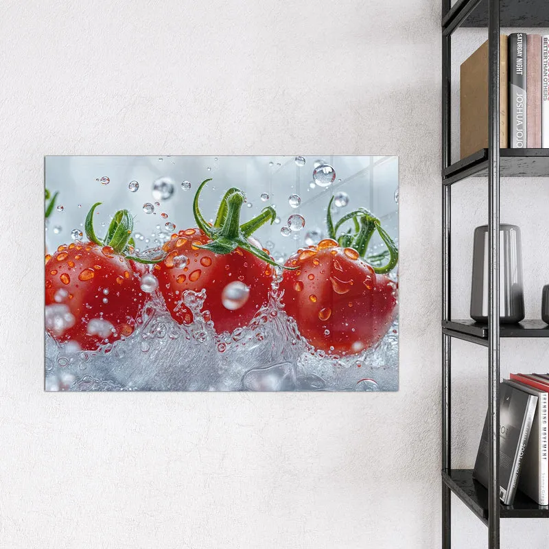 Magnettafel - Tomaten im Wasser