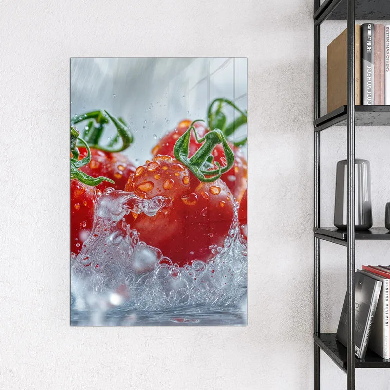 Magnettafel - Tomaten im Wasser