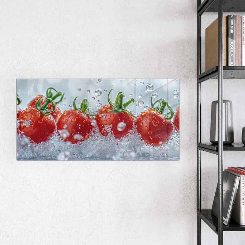 Magnettafel - Tomaten im Wasser