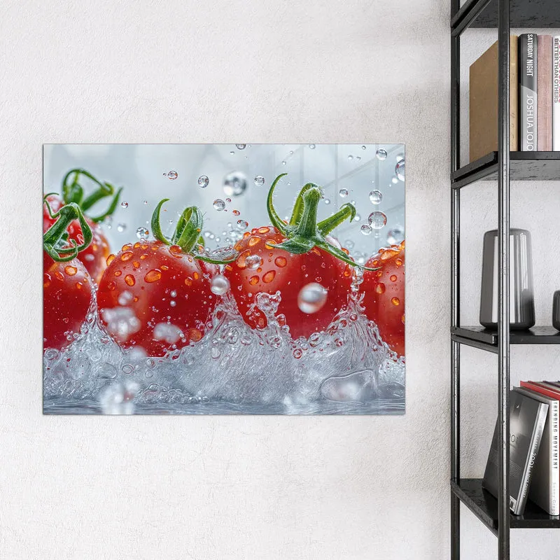Magnettafel - Tomaten im Wasser