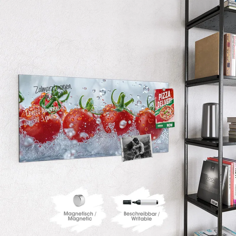 Magnettafel - Tomaten im Wasser
