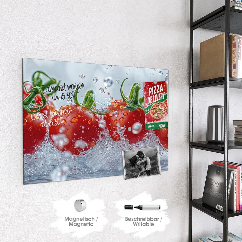 Magnettafel - Tomaten im Wasser