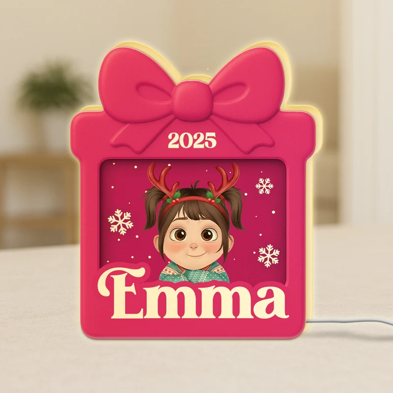 [3D-Optik] Kleine Weihnachtsgeschenke - Personalisierte Geschenke Kinder | Lightbox