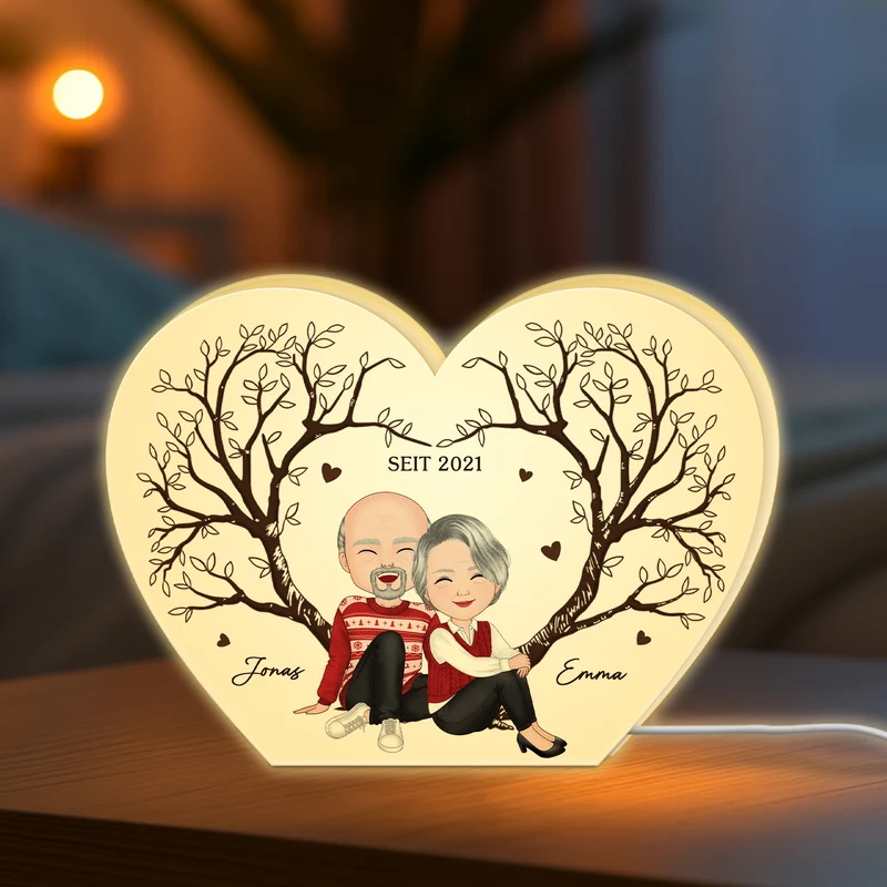 Zusammen Seit - Personalisiertes Geschenk | Lightbox Paar