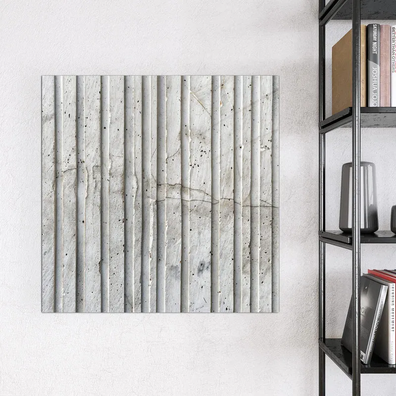 Magnettafel - Geriffelter Beton