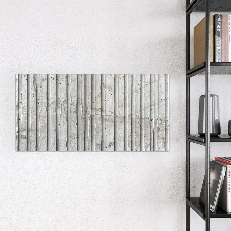 Magnettafel - Geriffelter Beton