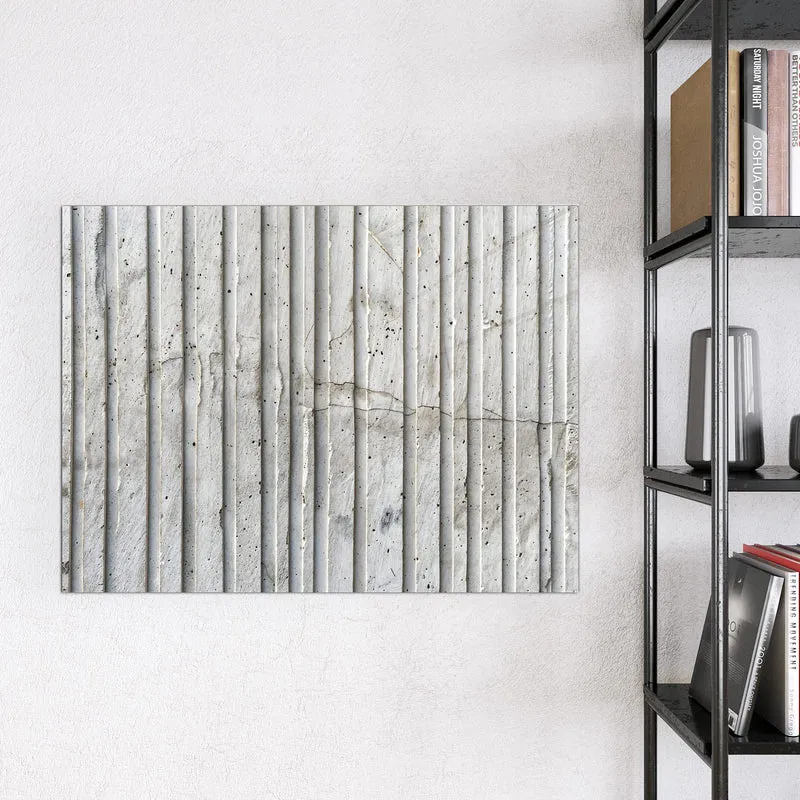 Magnettafel - Geriffelter Beton