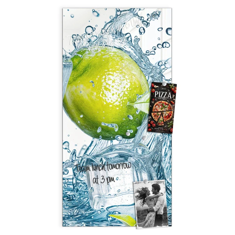 Magnettafel - Limetten mit Eis
