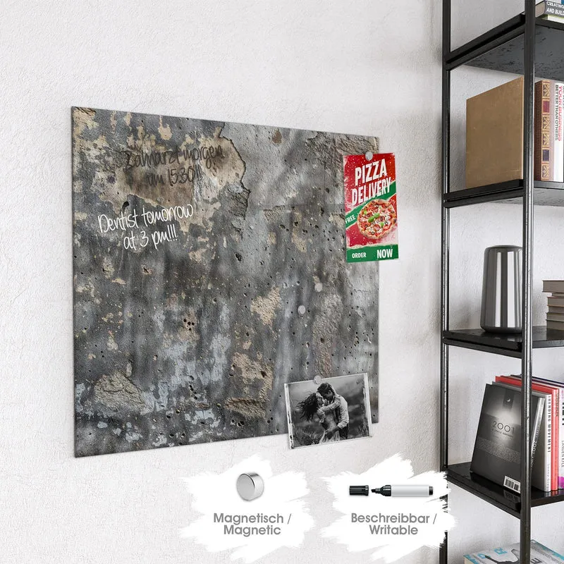 Magnettafel - Raue Betonwand