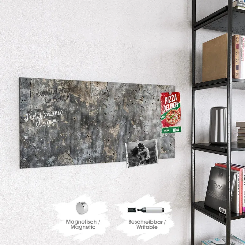 Magnettafel - Raue Betonwand