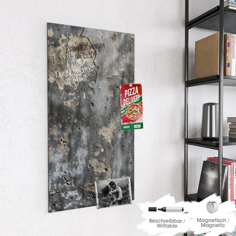 Magnettafel - Raue Betonwand