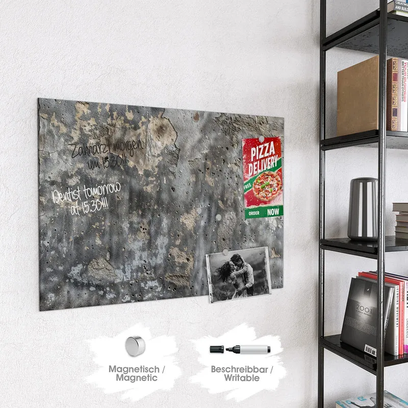 Magnettafel - Raue Betonwand