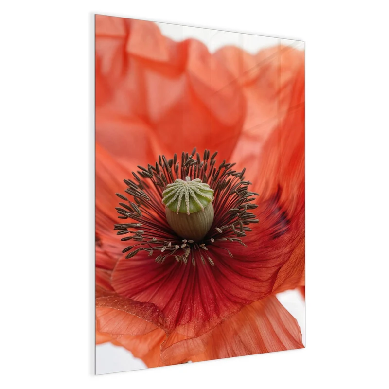 Magnettafel - Mohnblüten