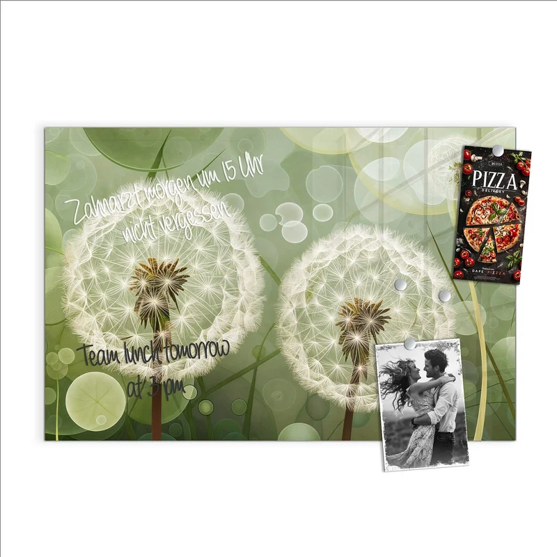 Magnettafel - Zwei Pusteblumen