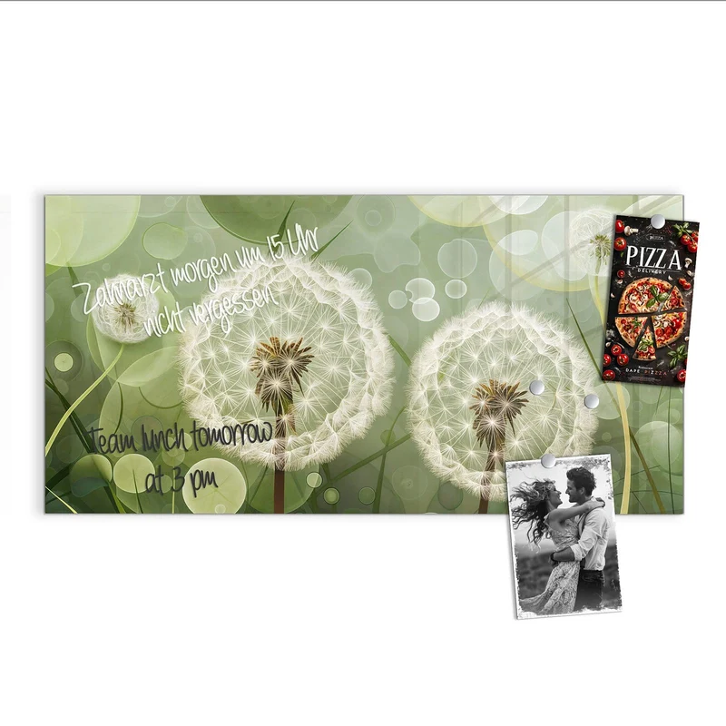 Magnettafel - Zwei Pusteblumen