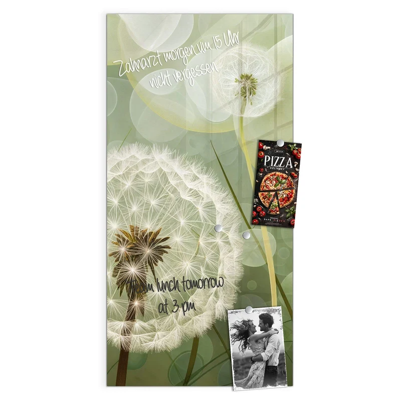 Magnettafel - Zwei Pusteblumen
