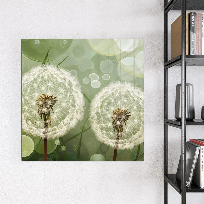 Magnettafel - Zwei Pusteblumen