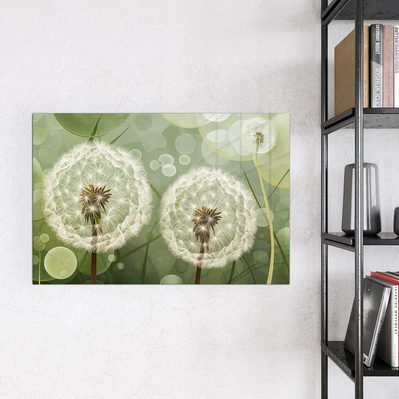 Magnettafel - Zwei Pusteblumen