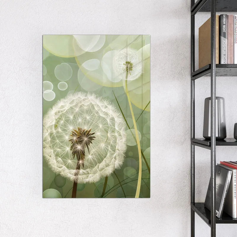 Magnettafel - Zwei Pusteblumen