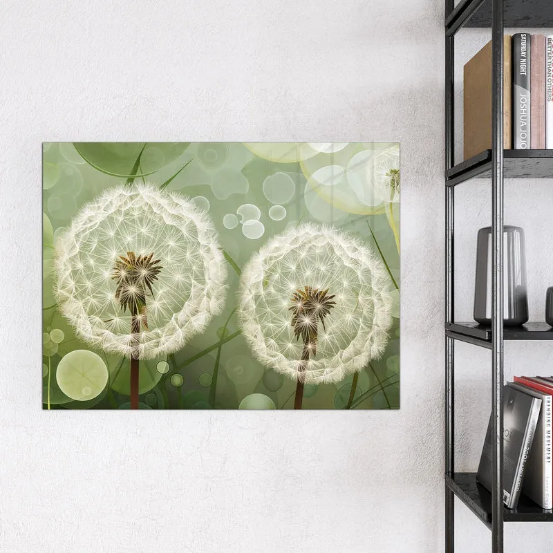 Magnettafel - Zwei Pusteblumen