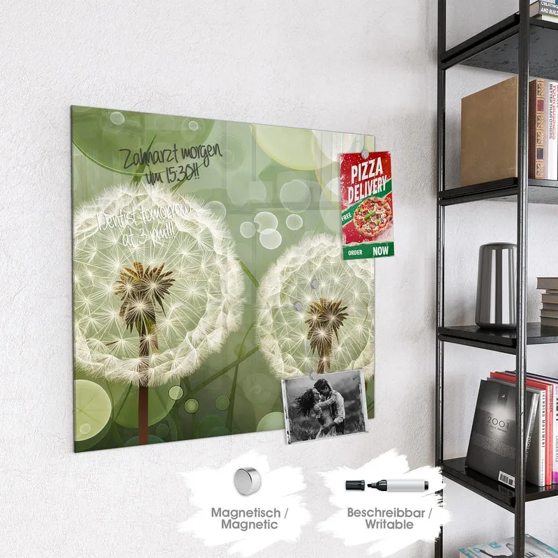 Magnettafel - Zwei Pusteblumen