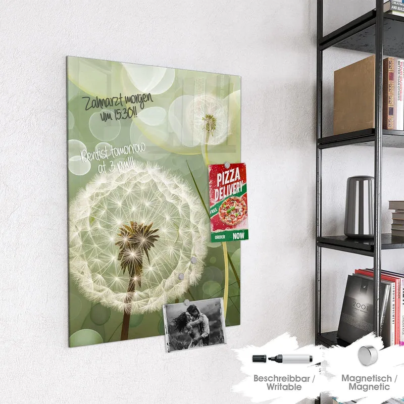 Magnettafel - Zwei Pusteblumen