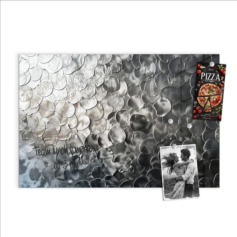 Magnettafel - Silberne Schuppen