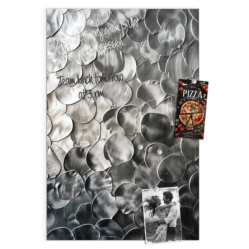Magnettafel - Silberne Schuppen