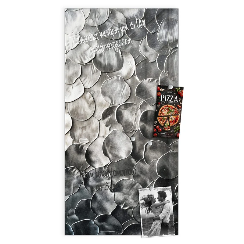Magnettafel - Silberne Schuppen