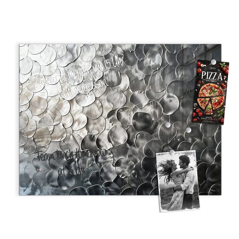 Magnettafel - Silberne Schuppen
